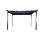 Voir la diapositive 4 : Paris Prix Pergola Avec Toit  Lazio  395cm Noir