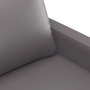 Voir la diapositive 5 : VIDAXL Ensemble de canapes 2 pcs avec coussins Gris Similicuir