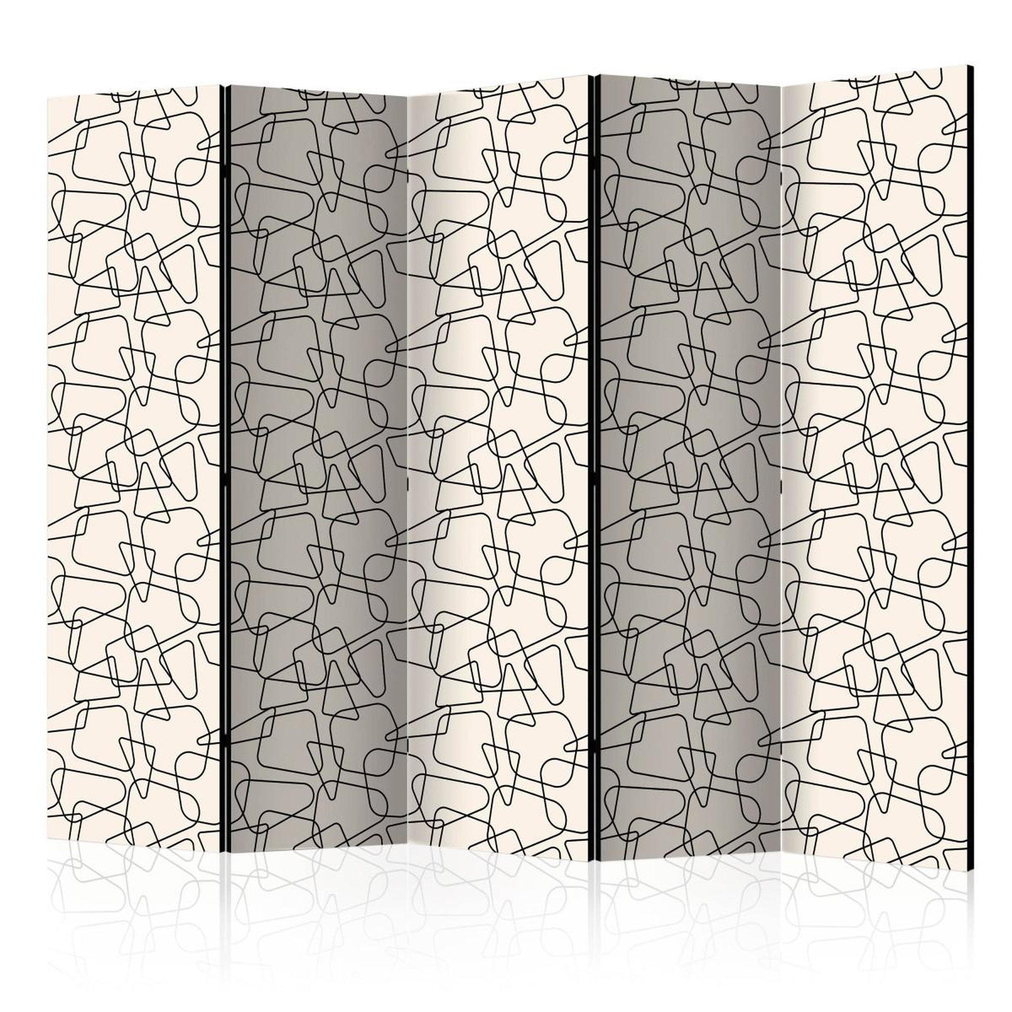 Paris Prix Paravent 5 volets  rounded geometry  172x225cm