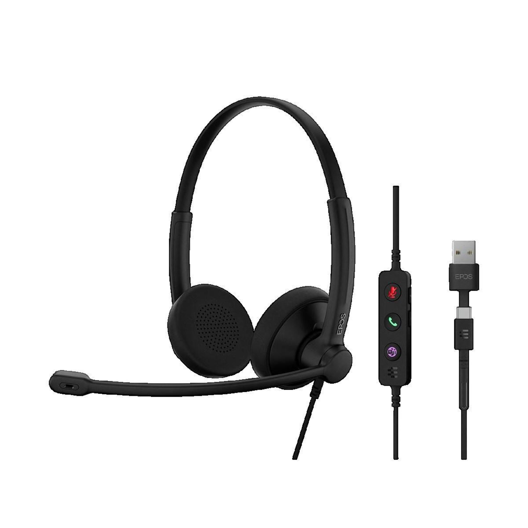 Voir la diapositive 3 : EPOS Casque audio professionnel EPOS IMPACT 100 Noir