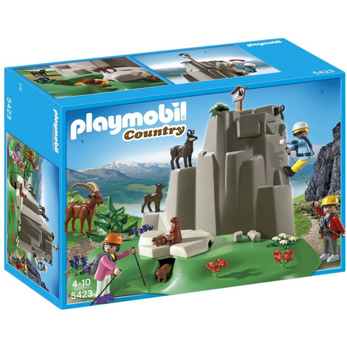 PLAYMOBIL 5423 Alpinistes et animaux de la montagne