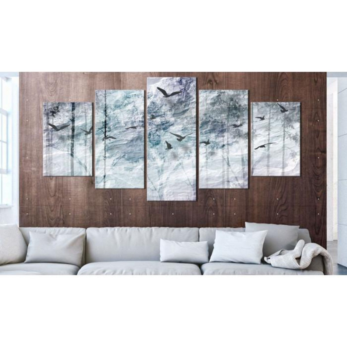 Paris Prix Tableau Imprimé  Forêt Bleue