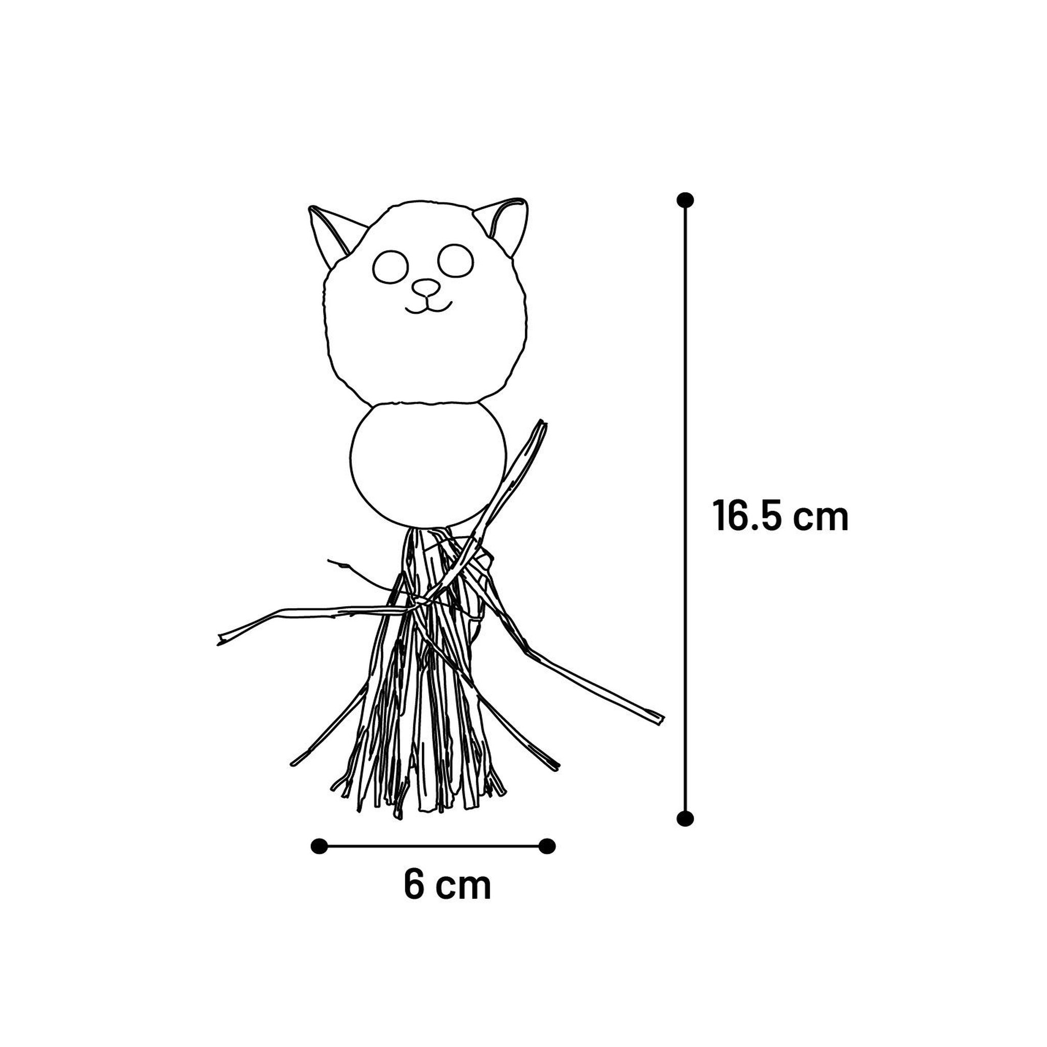 Voir la diapositive 3 : Eden Jouet pour chat katti avec balle de cataire