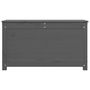 Voir la diapositive 5 : VIDAXL Boîte de rangement Gris 80x40x45,5 cm Bois massif de pin