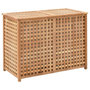 Voir la diapositive 1 : VIDAXL Coffre a linge 87,5x46x67 cm Bois de noyer massif
