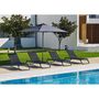 Voir la diapositive 5 : EZPELETA Parasol droit 250x250cm en aluminium gris anthracite EOLO
