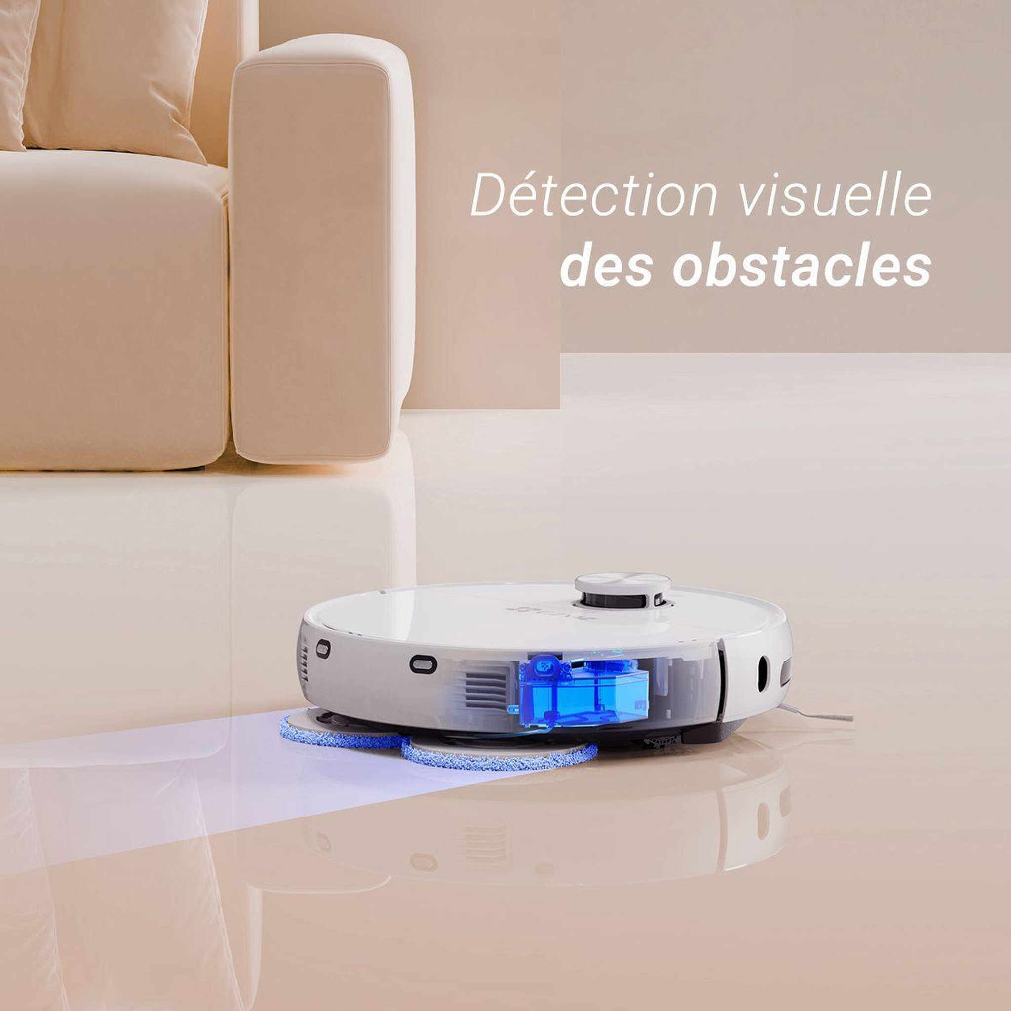 Voir la diapositive 4 : EZVIZ Robot Aspirateur Laveur RS20 Pro