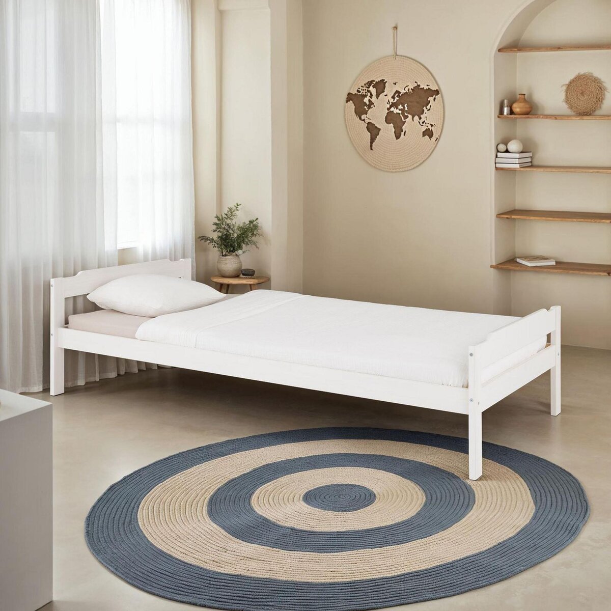 IDIMEX Lit en pin MORITZ, 90 x 200 cm