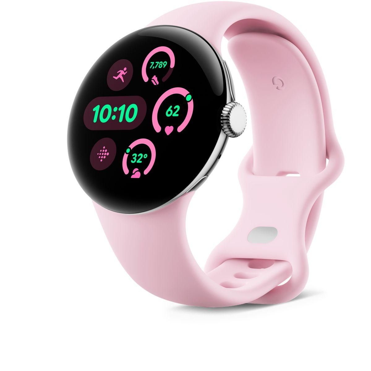 GOOGLE Montre connectée Pixel Watch 3 41 m Argent Poli Bluetooth