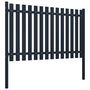 Voir la diapositive 2 : VIDAXL Panneau cloture Anthracite 174,5x100 cm Acier enduit de poudre