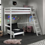 Voir la diapositive 1 : Paris Prix Pack - Lit Mezzanine & Fauteuil-Lit  Pino  Blanc