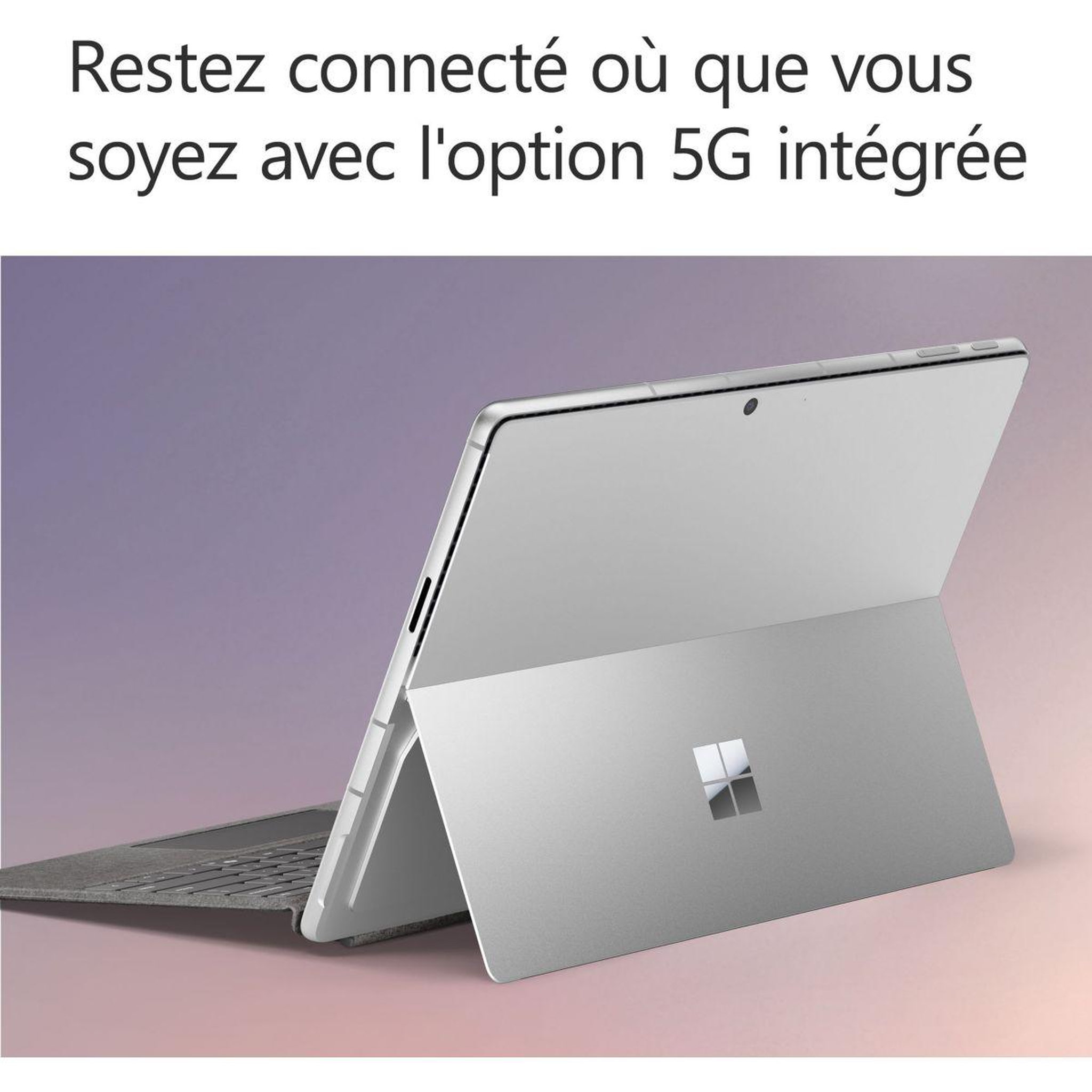 Voir la diapositive 4 : MICROSOFT Pc hybride surface pro 13  tactile snapdragon x plus 16 go ram lpddr5x ssd 256 go copilot+pc