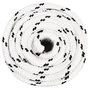 Voir la diapositive 3 : VIDAXL Corde de travail Blanc 16 mm 100 m Polyester