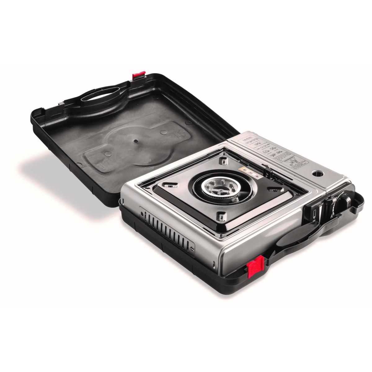 Kemper Réchaud à gaz 2200W Allumage piezo Double système de sécurité Mallette KEMPER