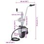 Voir la diapositive 6 : VIDAXL Roue motrice pour remorque en aluminium 12 V 350 W