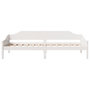 Voir la diapositive 5 : VIDAXL Cadre de lit sans matelas blanc 90x190 cm bois de pin massif