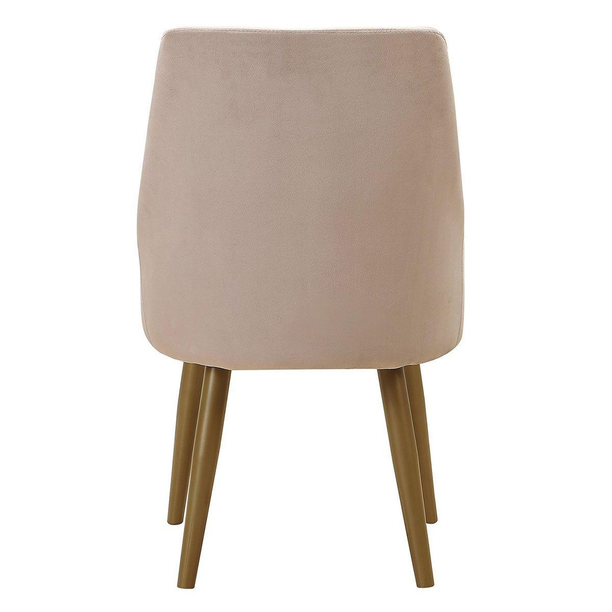 Voir la diapositive 4 : Paris Prix Lot de 2 fauteuils en velours  bafia  80cm taupe