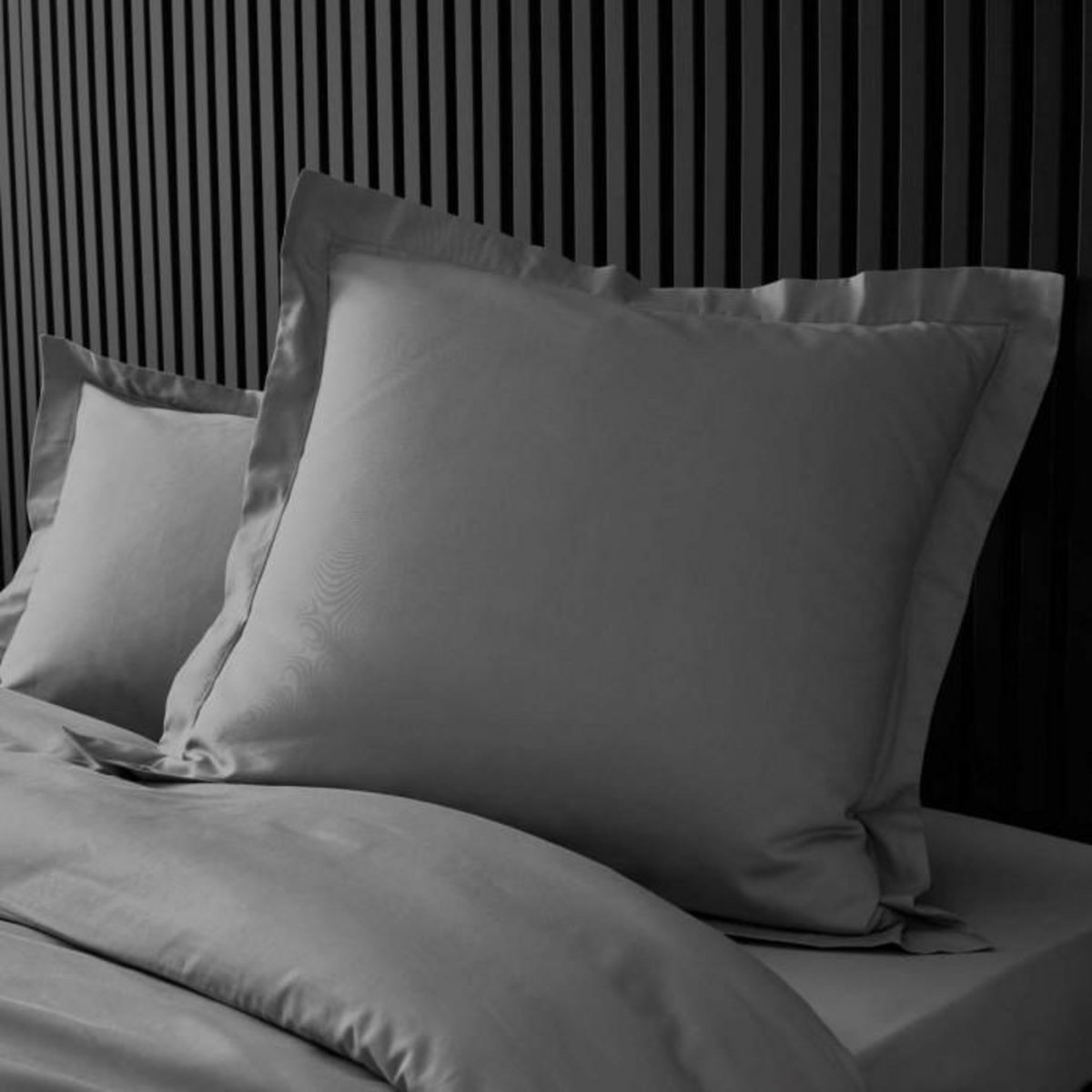 Paris Prix Taie d'Oreiller  Percaline  63x63cm Gris Acier