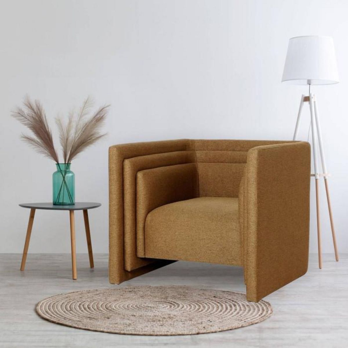 Paris Prix Fauteuil Design  Cubia  90cm Taupe