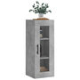 Voir la diapositive 4 : VIDAXL Armoire murale gris beton 34,5x34x90 cm