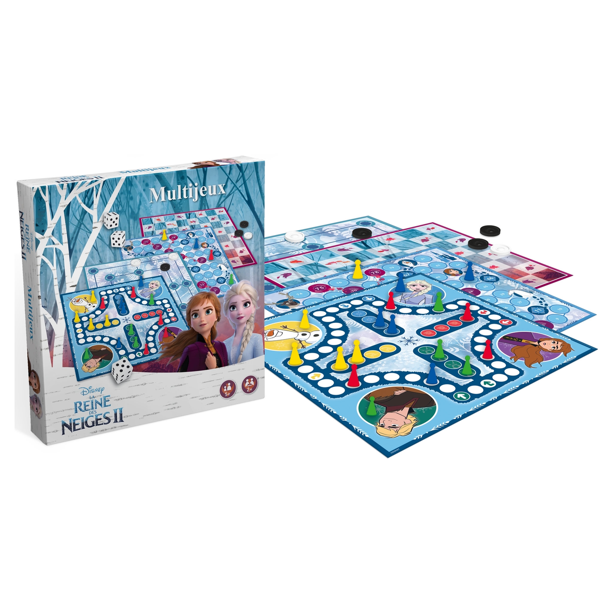 Voir la diapositive 2 : CARTAMUNDI Coffret multijeux Reine des Neiges 2