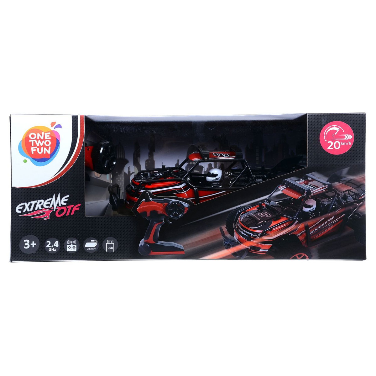 One Two Fun Voiture radiocommandée Speed Extreme - 1/18ème