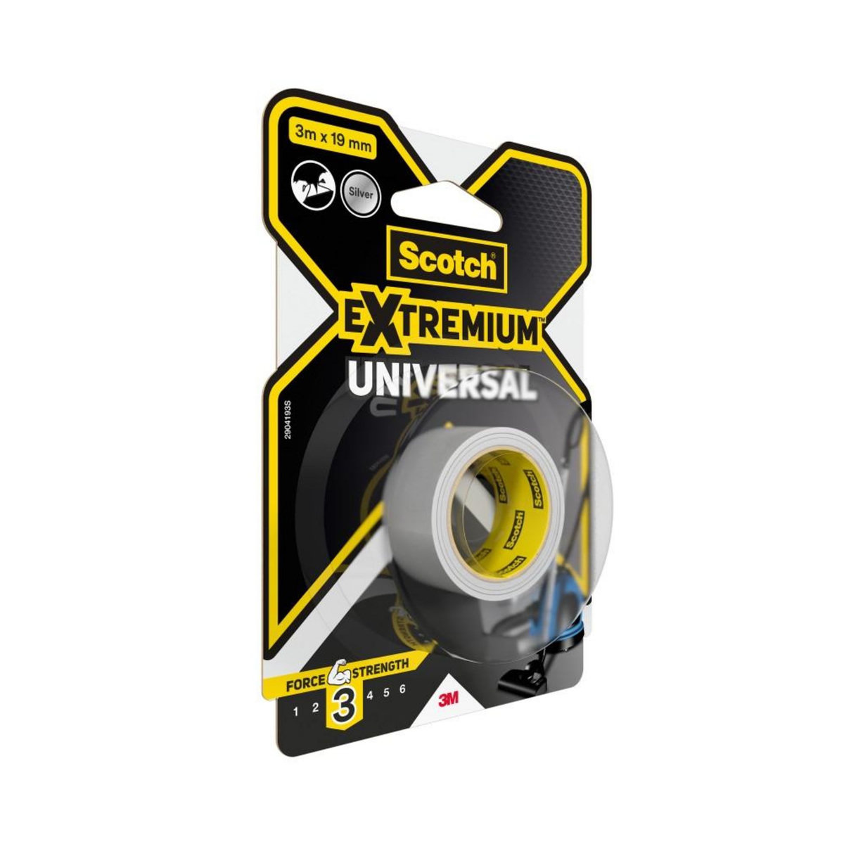 CENTRALE BRICO Adhésif de réparation SCOTCH Universal extremium, une face L.3 m x l.19 mm gris