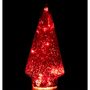 Voir la diapositive 3 : Paris Prix Sapin de Noël en Verre  Led  24cm Rouge