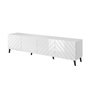Voir la diapositive 3 : BEST MOBILIER Chloe - meuble tv - 4 portes - 200 cm