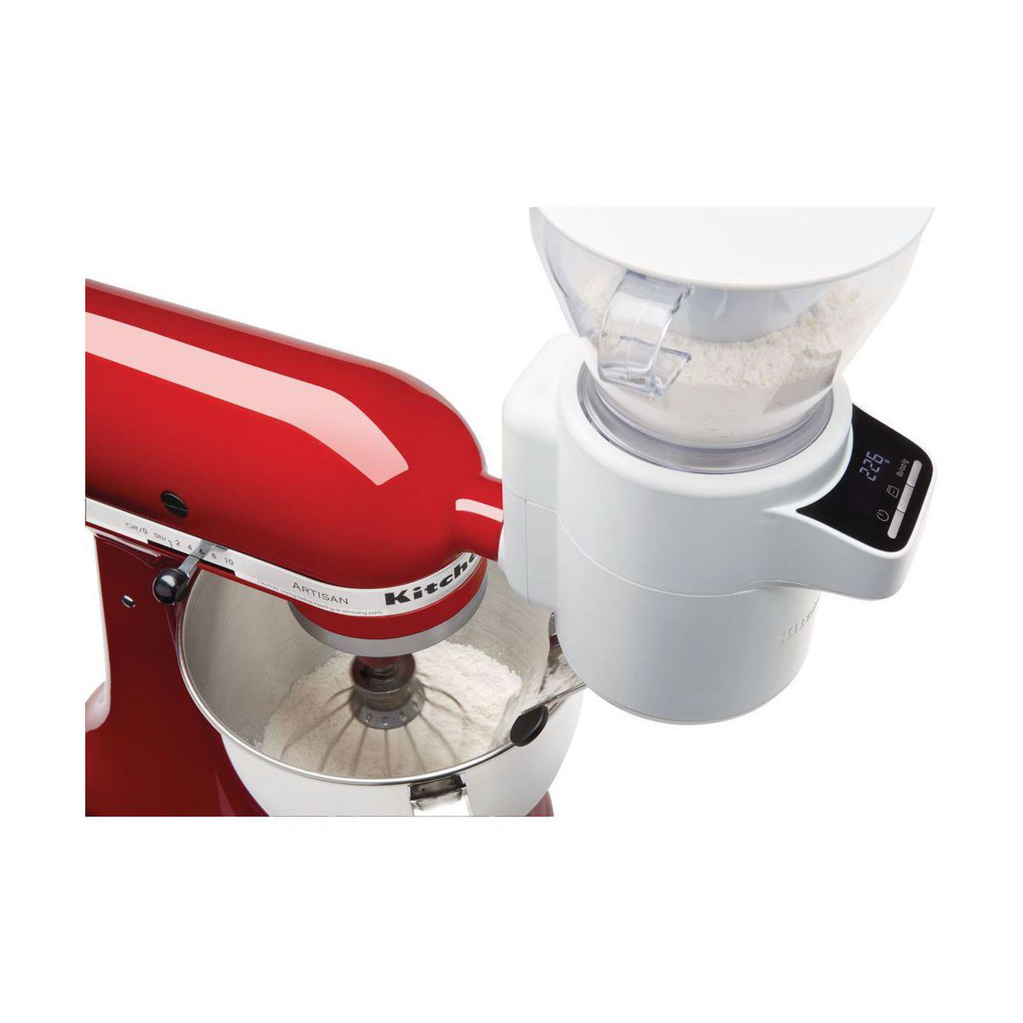 Voir la diapositive 4 : KitchenAid Tamis et balance 5ksmsfta tamis et balance