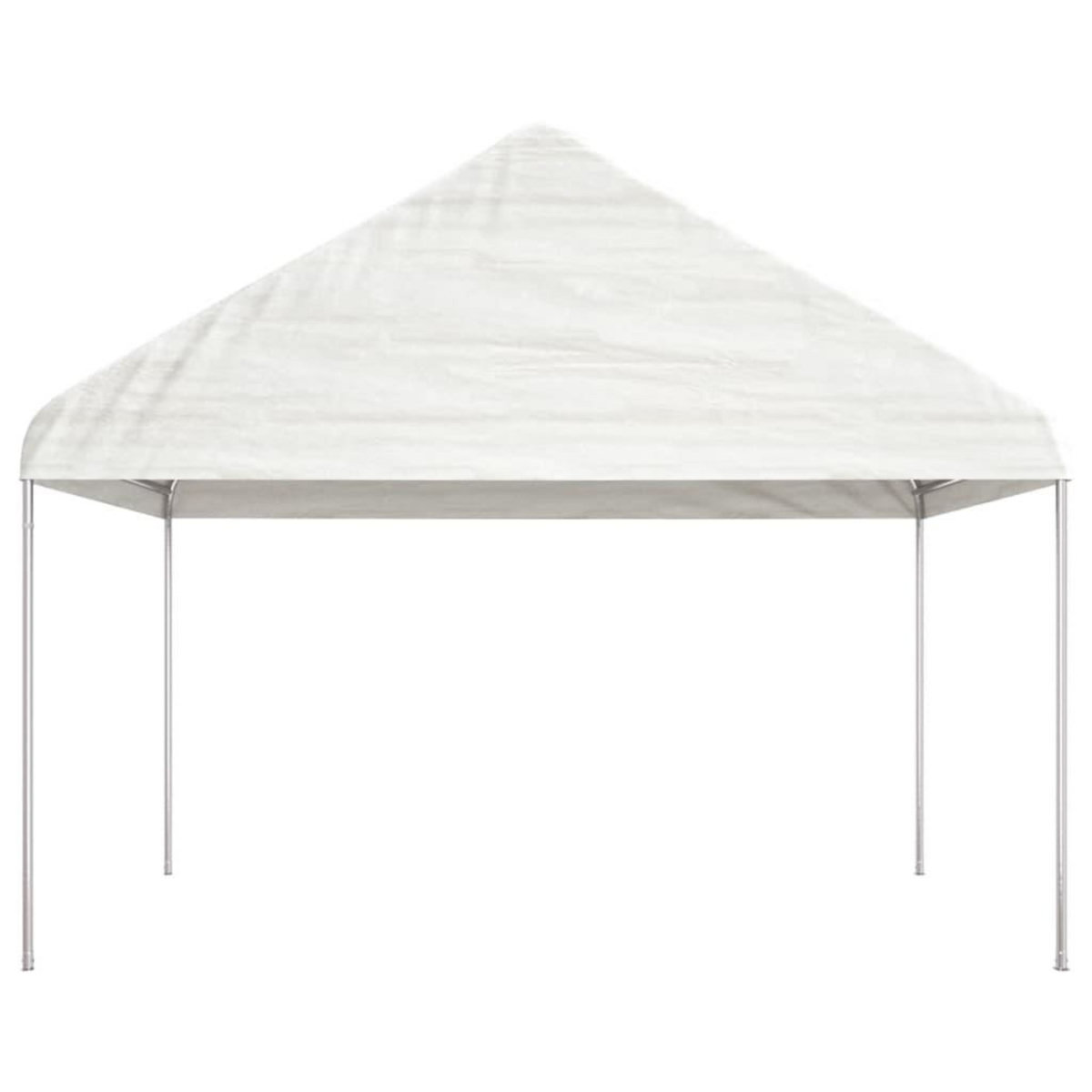 VIDAXL Belvedere avec toit blanc 8,92x4,08x3,22 m polyethylene