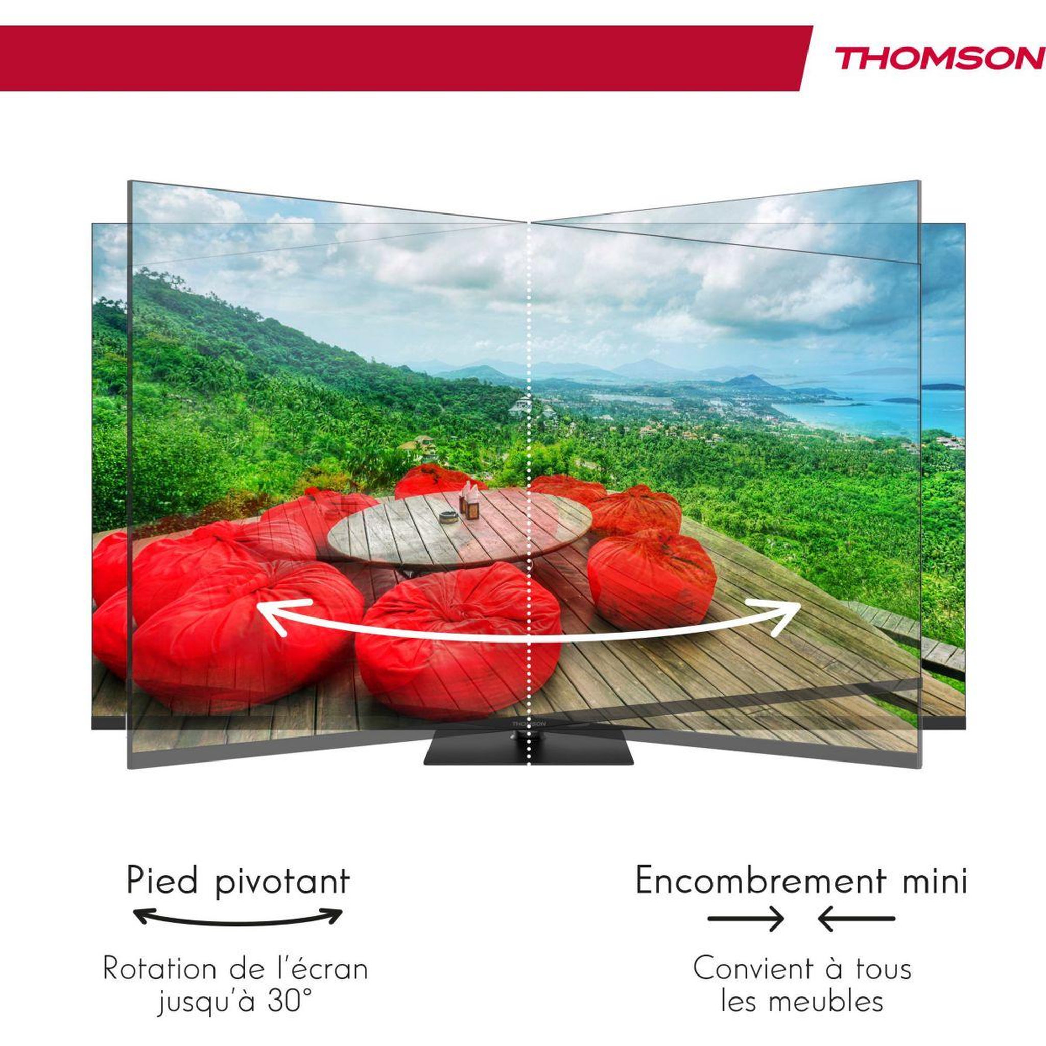 Voir la diapositive 4 : THOMSON TV LED 43UG5C14-43 pouces (109cm)