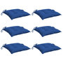 Voir la diapositive 3 : VIDAXL Coussins de palette lot de 6 bleu 50x50x7 cm tissu oxford