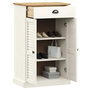 Voir la diapositive 3 : VIDAXL Armoire a chaussures VIGO blanc 60x35x96 cm bois massif de pin