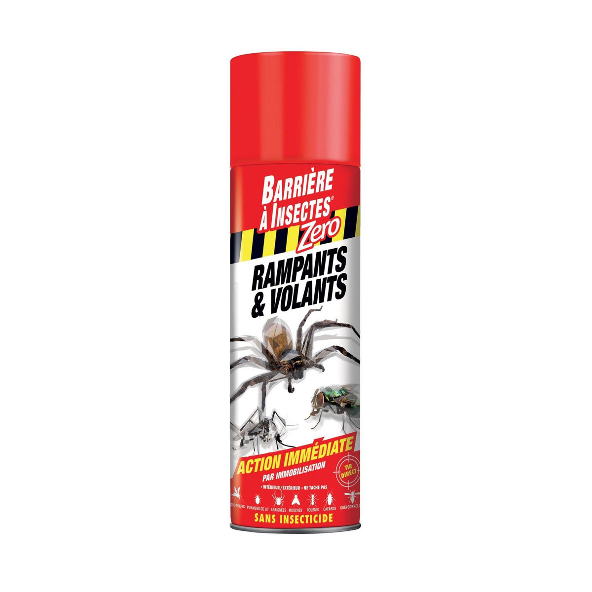 BARRIERE A INSECTES Aérosol 400 mL Rampants & Volants  zéro  insecticide  BARRIÈRE À INSECTES