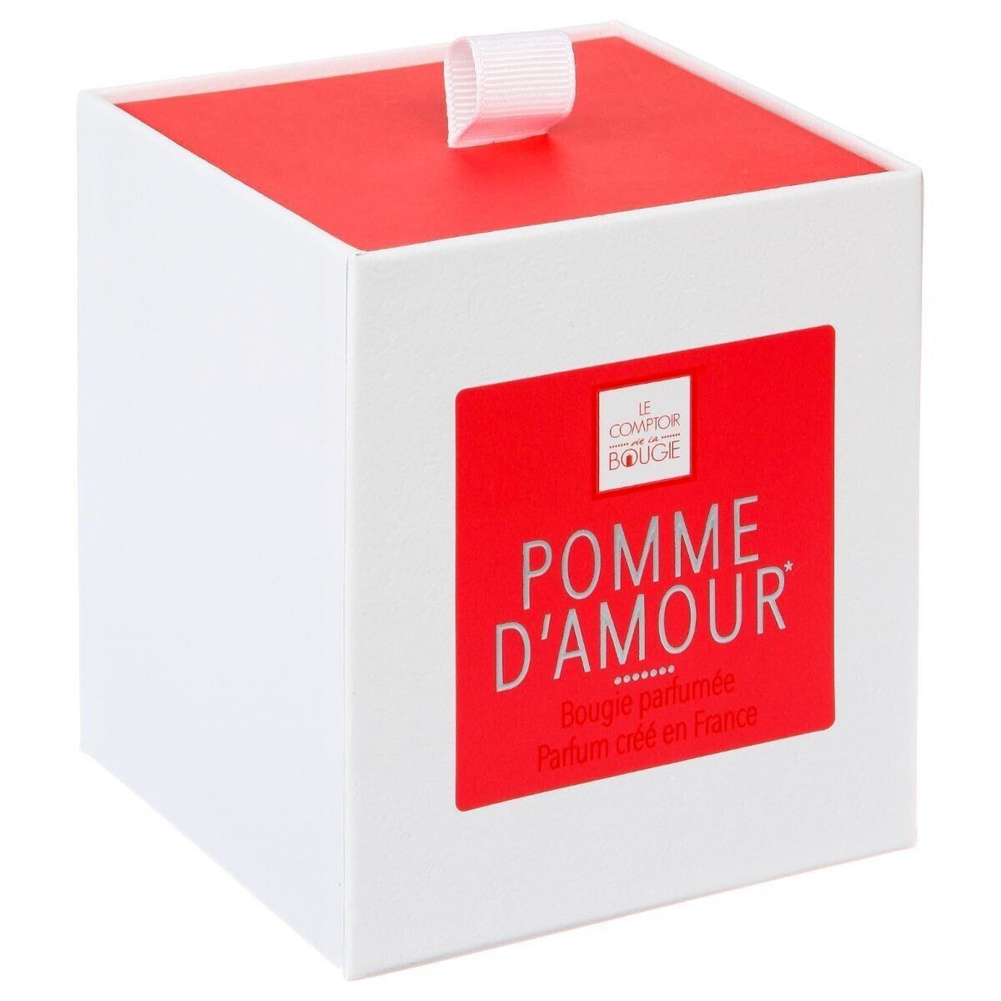 Voir la diapositive 2 : COMPTOIR DE LA BOUGIE Bougie parfumée  elea  190g pomme d'amour