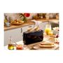 Voir la diapositive 6 : Philips Grille-pain HD2590/90 Toaster noir Daily, 1 fente longue, 830W