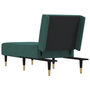 Voir la diapositive 5 : VIDAXL Chaise longue vert fonce velours