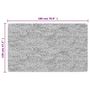 Voir la diapositive 6 : VIDAXL Tapis lavable antiderapant 120x180 cm gris