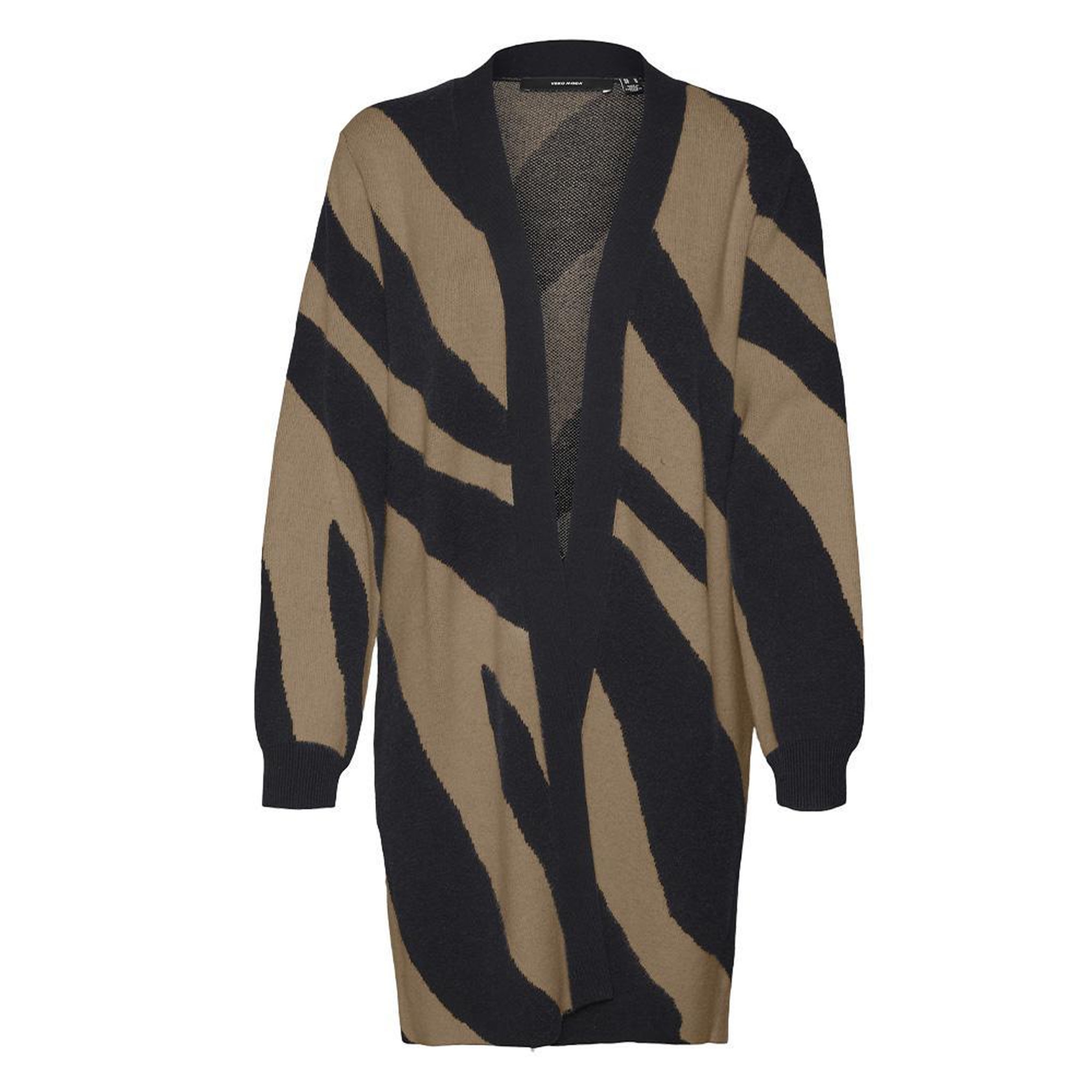Voir la diapositive 5 : Vero Moda Gilet Long Noir/Camel Femme Vero Moda Nancy