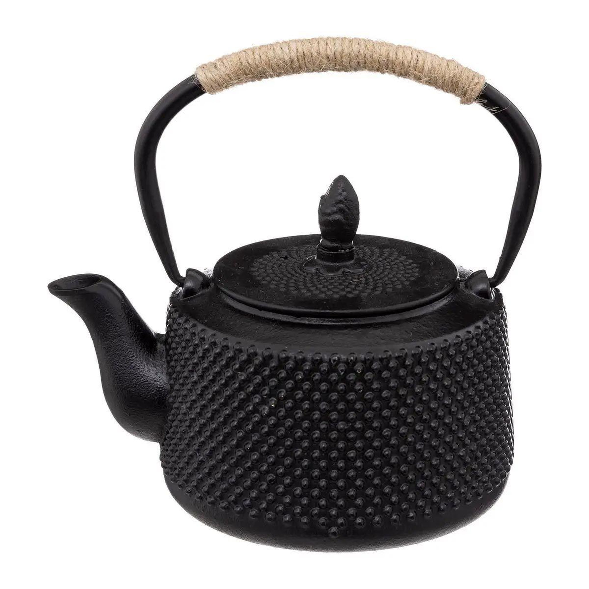 SECRET DE GOURMET Théière en fonte  flora  1l noir