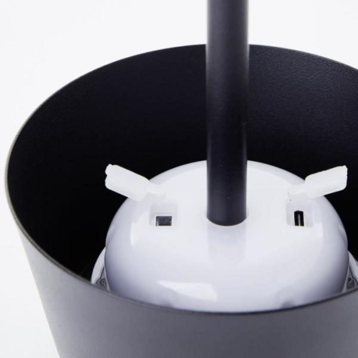 BRILLIANT Lampe de table d'extérieur - BRILLIANT - PICCO - LED et solaire - Métal et plastique - 5 W - Noir dépoli