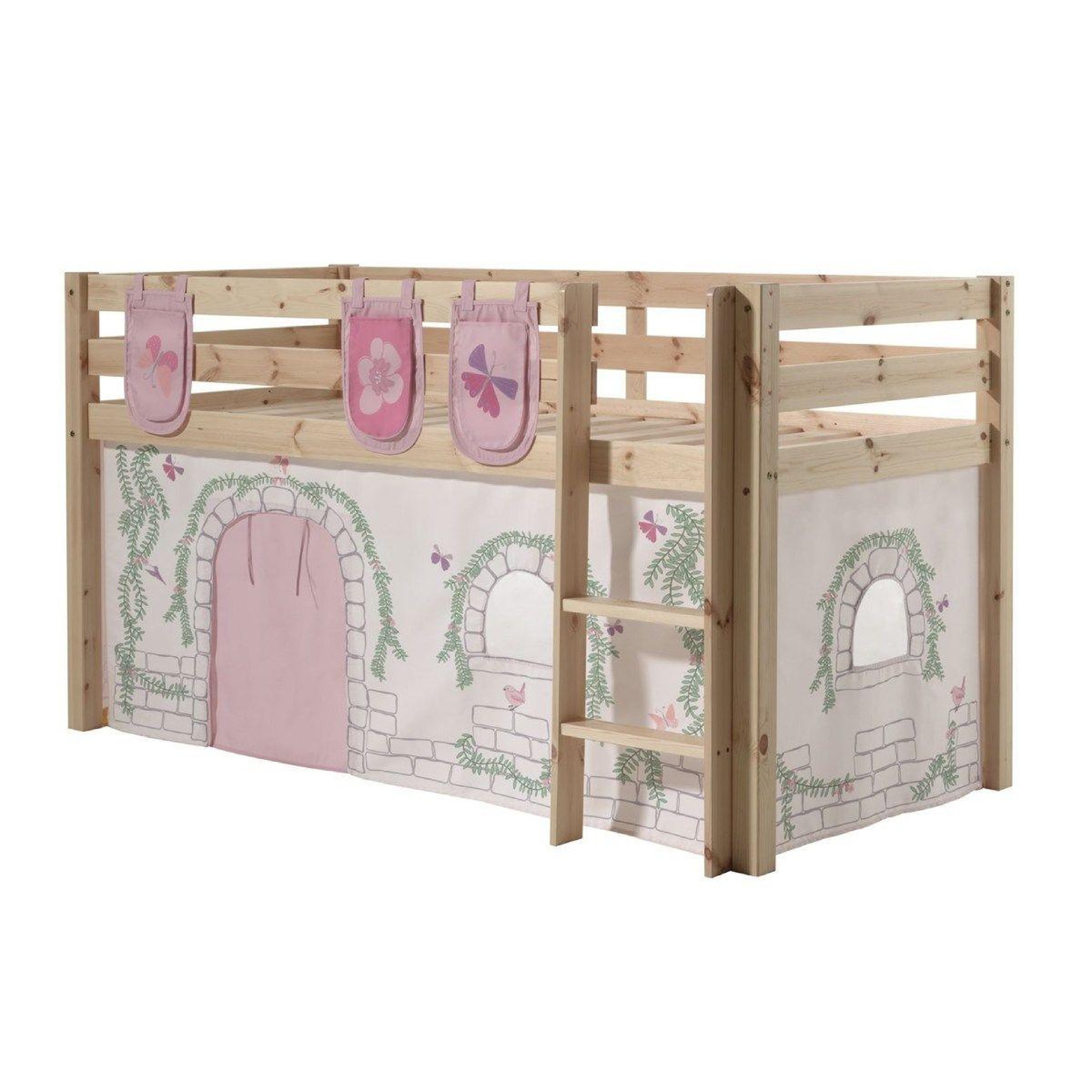 Paris Prix Pack - lit enfant, tente & 3 pochettes  pino birdy  naturel