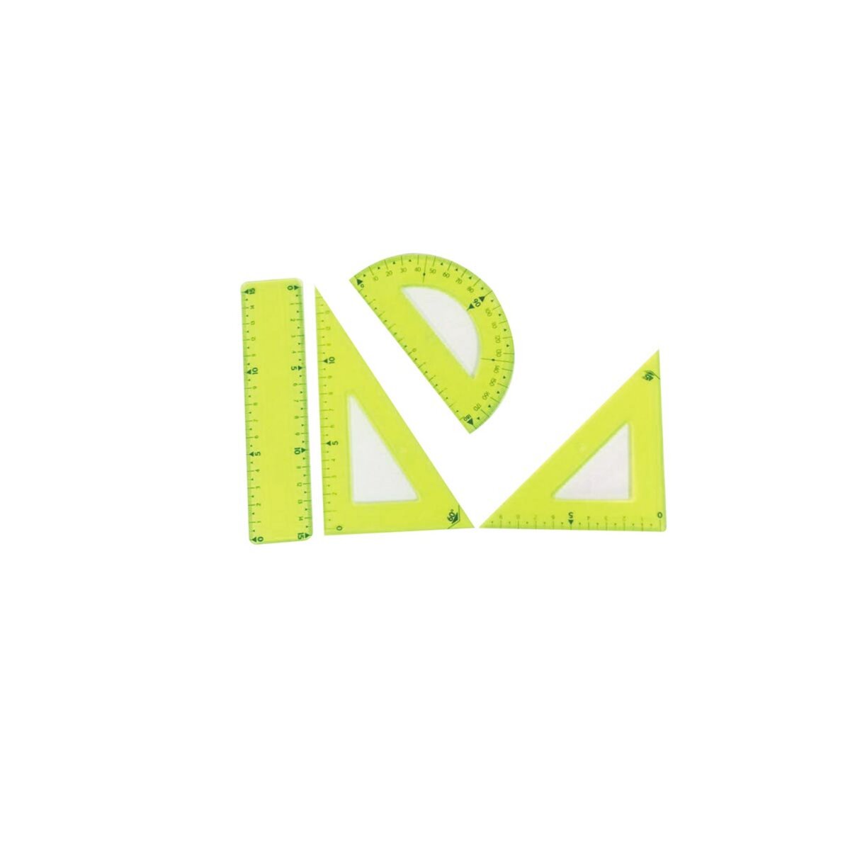 AUCHAN Set de traçage flexible 4 pièces - Jaune