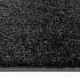 VIDAXL Paillasson lavable Noir 60x180 cm