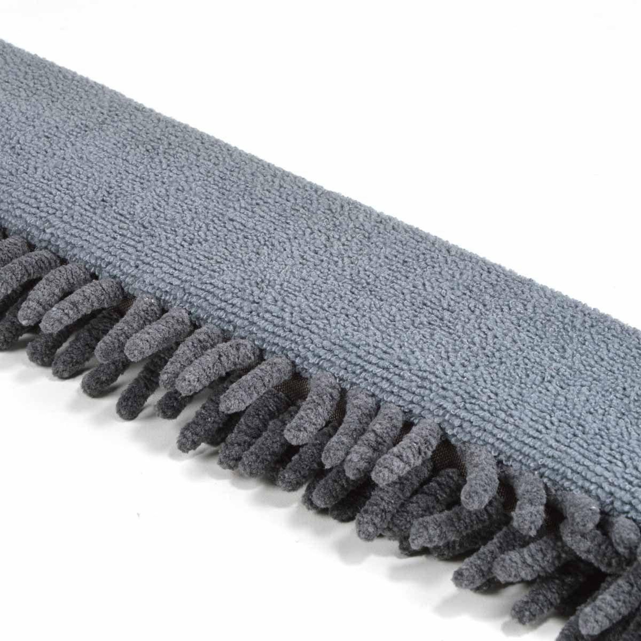 Voir la diapositive 2 : HOMEA Plumeau Microfibre  Chenille  57cm Anthracite
