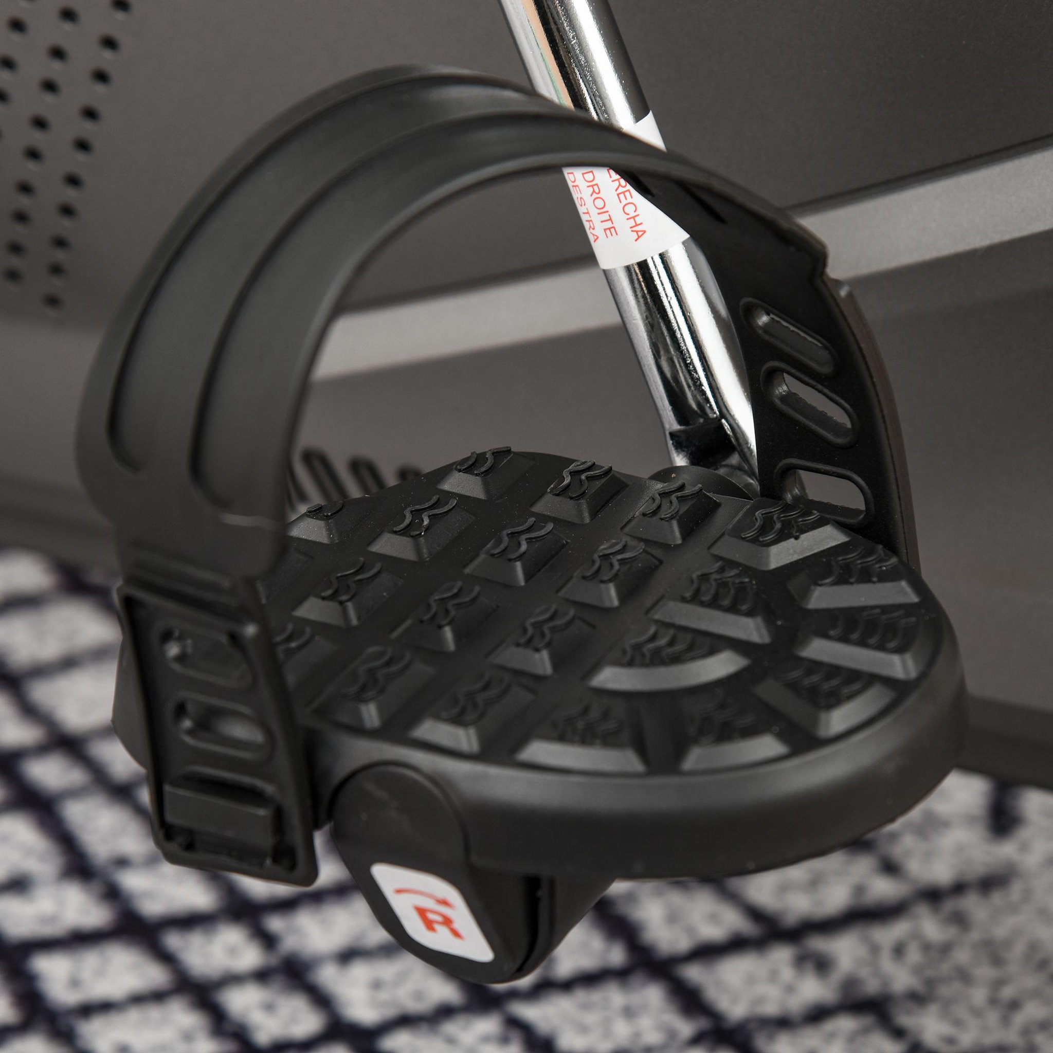 Voir la diapositive 6 : HOMCOM Vélo d'appartement semi-allongé magnétique écran LCD multifonction selle réglable 2 bandes résistance acier noir