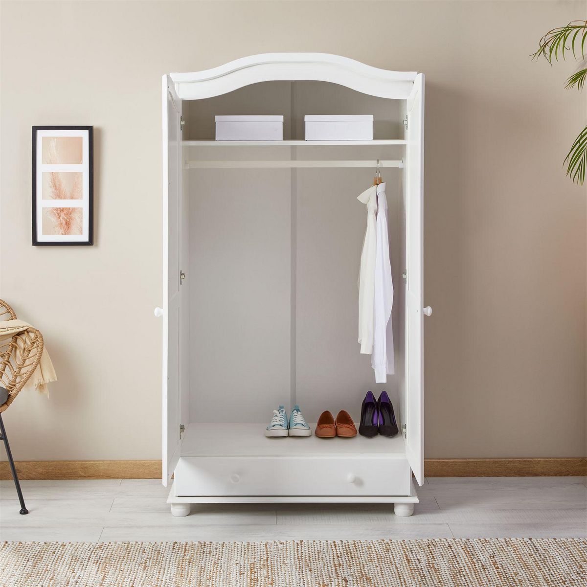 IDIMEX Armoire en pin BERGEN