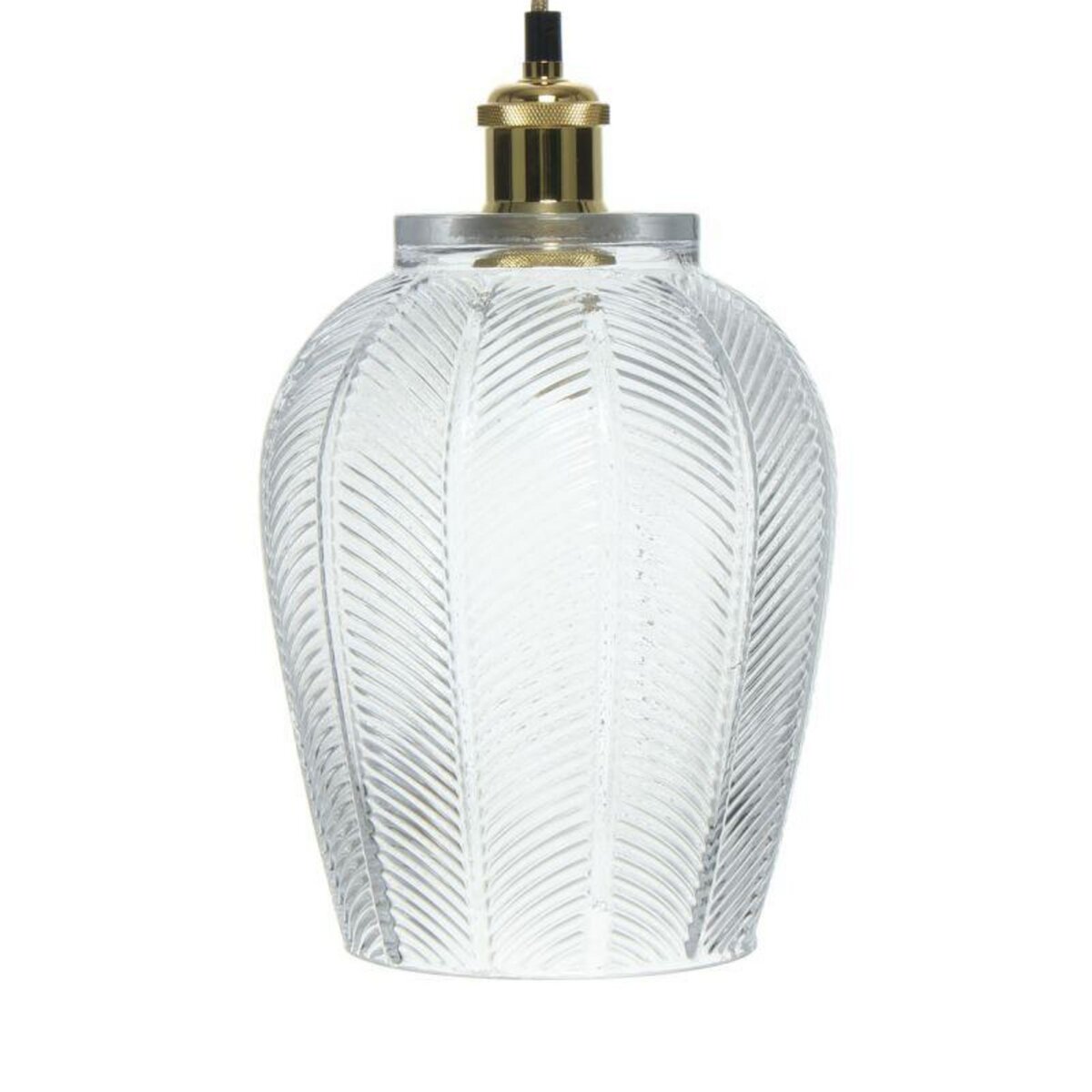 Paris Prix Lampe Suspension Design  Bianca  34cm Transparent