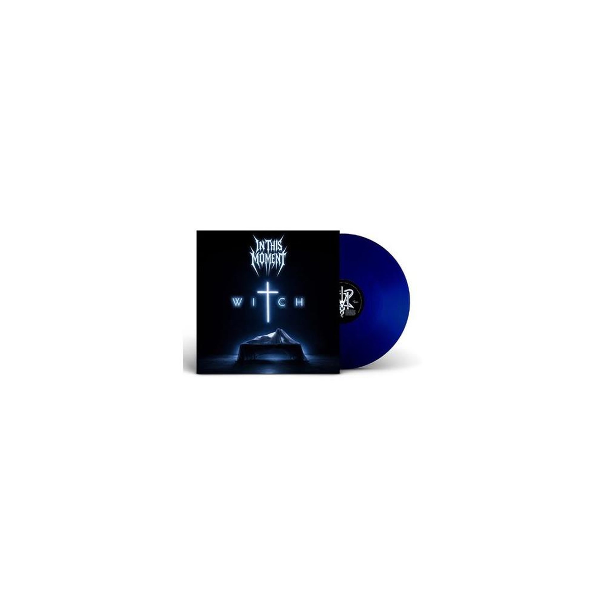Vinyle lp gatefold bleu métallique in this moment witch, édition poster